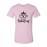 50 And Fabulous T-Shirt, 50th Birthday Party Shirt,50th Birthday Gift For Women, Birthday Queen Born In 1973, Hello 50,Chapter 50,Turning 50