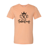 50 And Fabulous T-Shirt, 50th Birthday Party Shirt,50th Birthday Gift For Women, Birthday Queen Born In 1973, Hello 50,Chapter 50,Turning 50