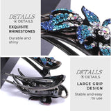 (Buy 2 Get 1 Free)Rhinestone Double Flower Hair Clip