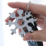 18 in 1 Portable Multifunctional Snowflake Shape Wrench