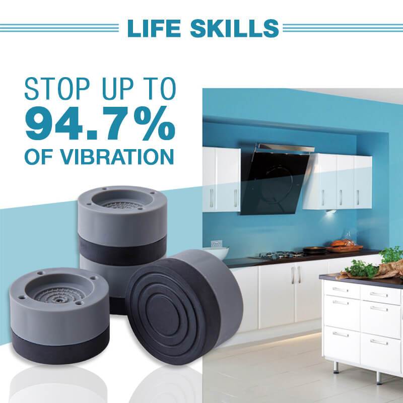 Anti-slip And Noise-reducing Washing Machine Feet(4PCS)