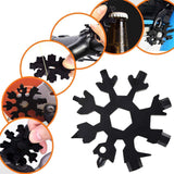18 in 1 Portable Multifunctional Snowflake Shape Wrench