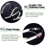100PCS Multi-Purpose Locking Cable Metal Zip Ties