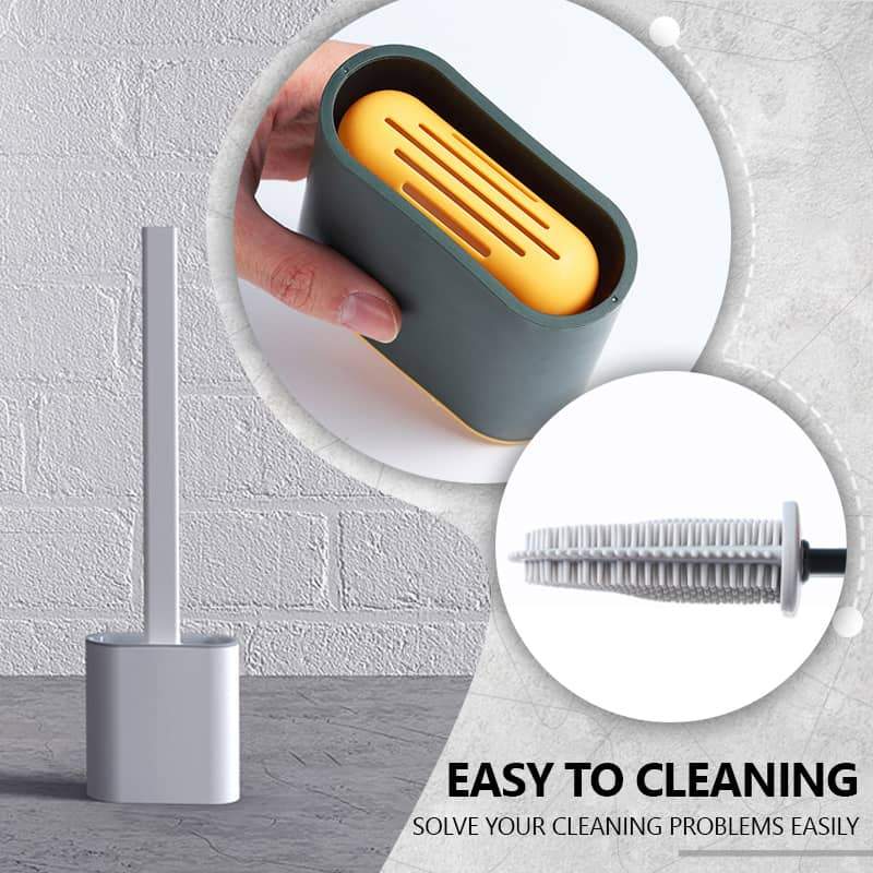 Bathroom Toilet Cleaning Brush And Holder Set