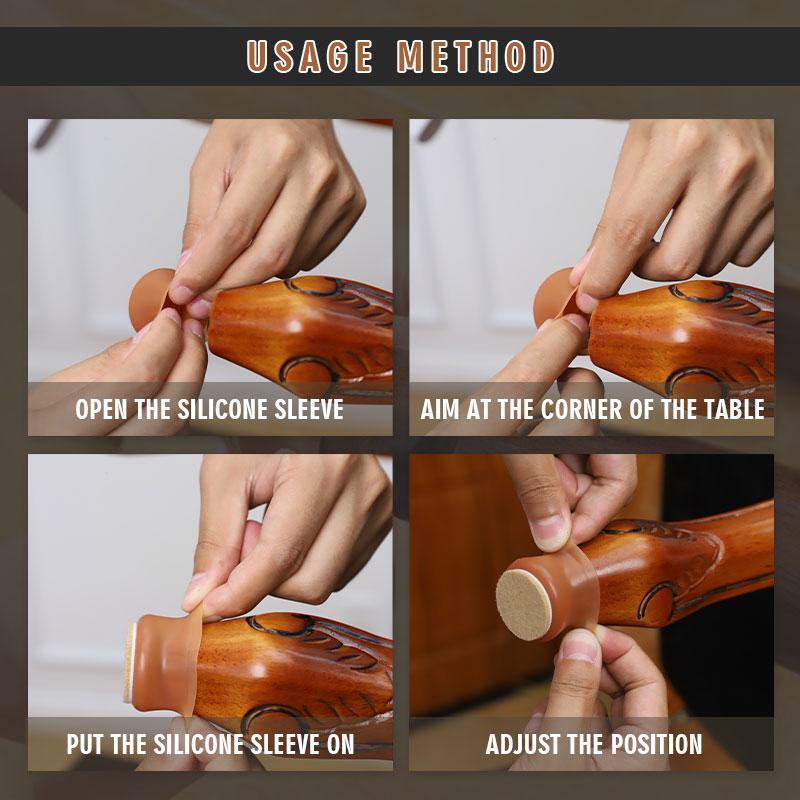 Felt table and chair protective cover