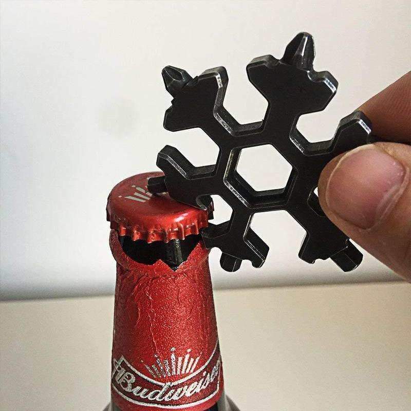 18 in 1 Portable Multifunctional Snowflake Shape Wrench