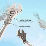 8 inch Adjustable Ratchet Wrench