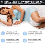 Comfortable leg pillow (with pillowcase)