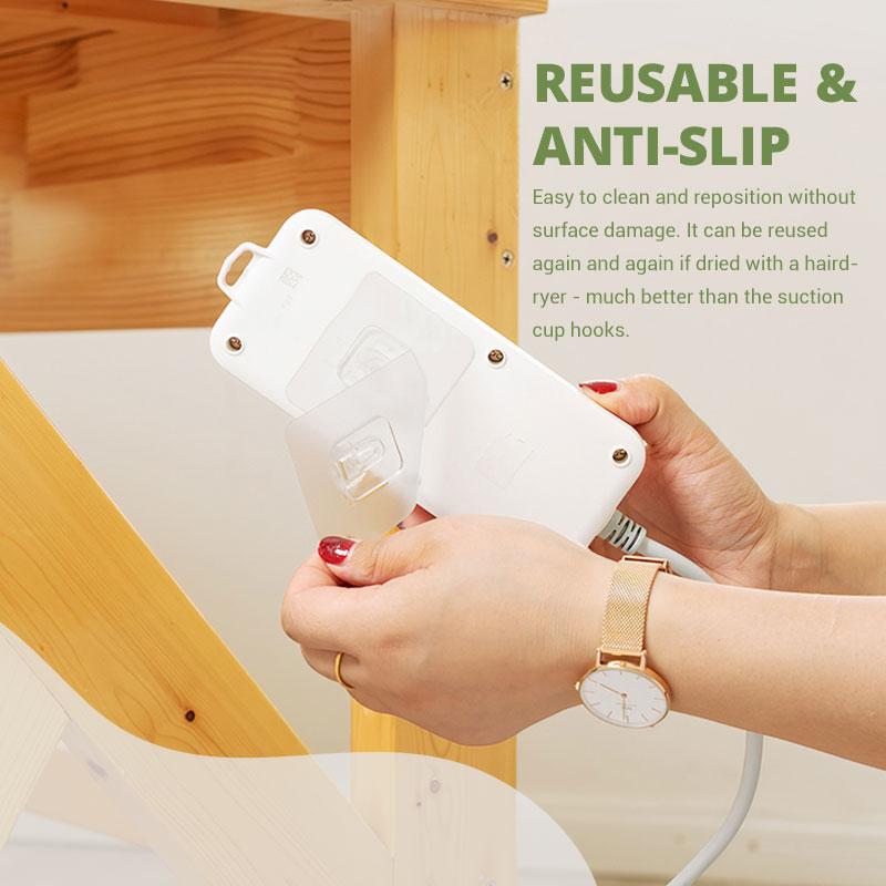 (FACTORY OUTLET) (50% OFF!!) Double-sided Adhesive Wall Hooks