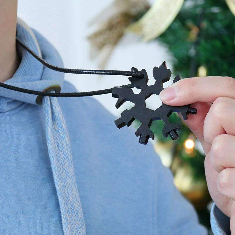18 in 1 Portable Multifunctional Snowflake Shape Wrench