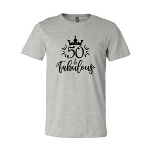 50 And Fabulous T-Shirt, 50th Birthday Party Shirt,50th Birthday Gift For Women, Birthday Queen Born In 1973, Hello 50,Chapter 50,Turning 50