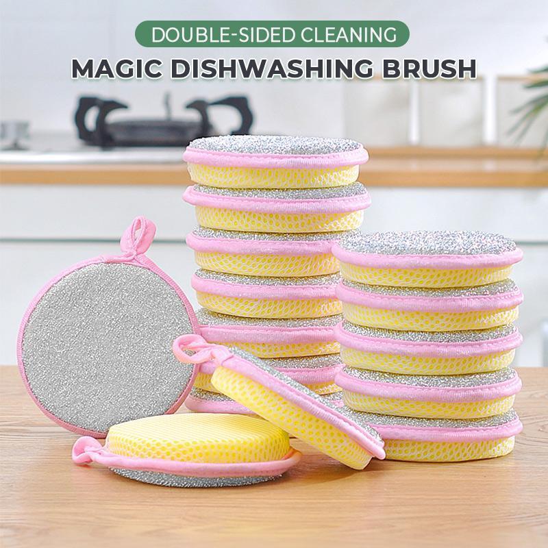 Double-sided Magic Dishwashing Brush