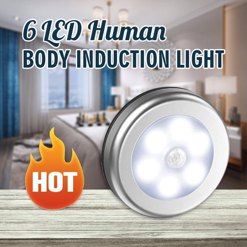 6LED Human Body Induction Light