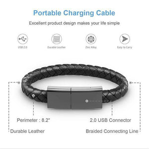 Bracelet data charging cable