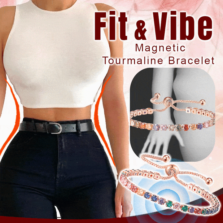 Thetrendymarts Fit&Vibe Magnetic Tourmaline Bracelet
