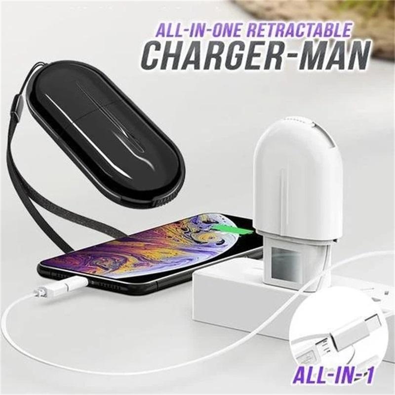 ALL-IN-ONE Retractable Charger-Man